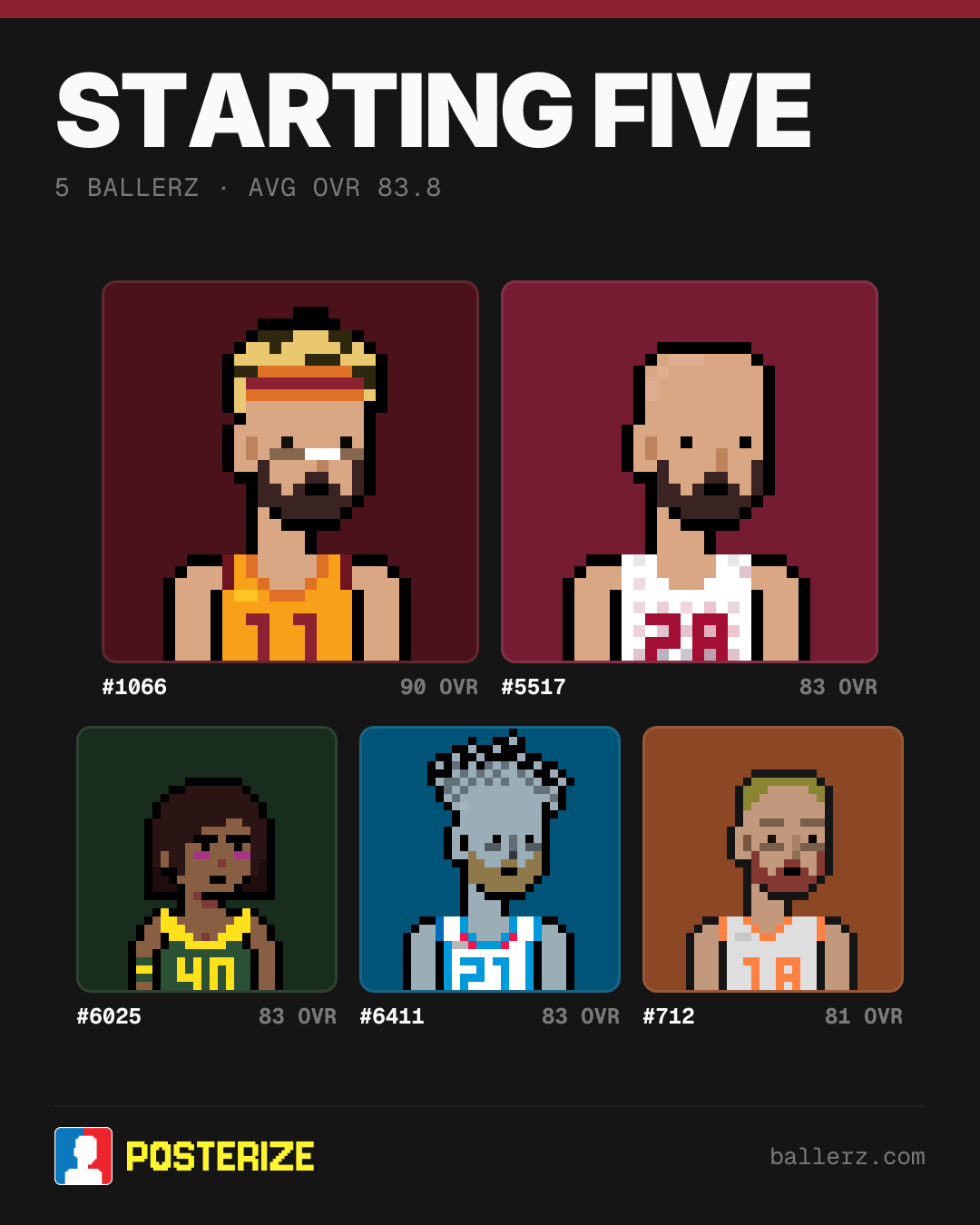 Poster of Baller #1066, #5517, #6025, #6411, #712