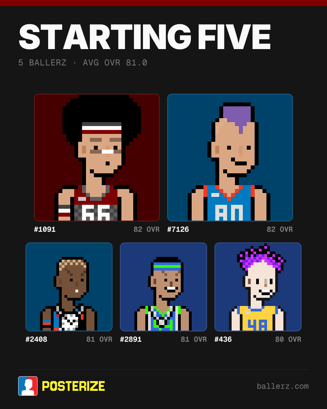 Poster of Baller #1091, #7126, #2408, #2891, #436