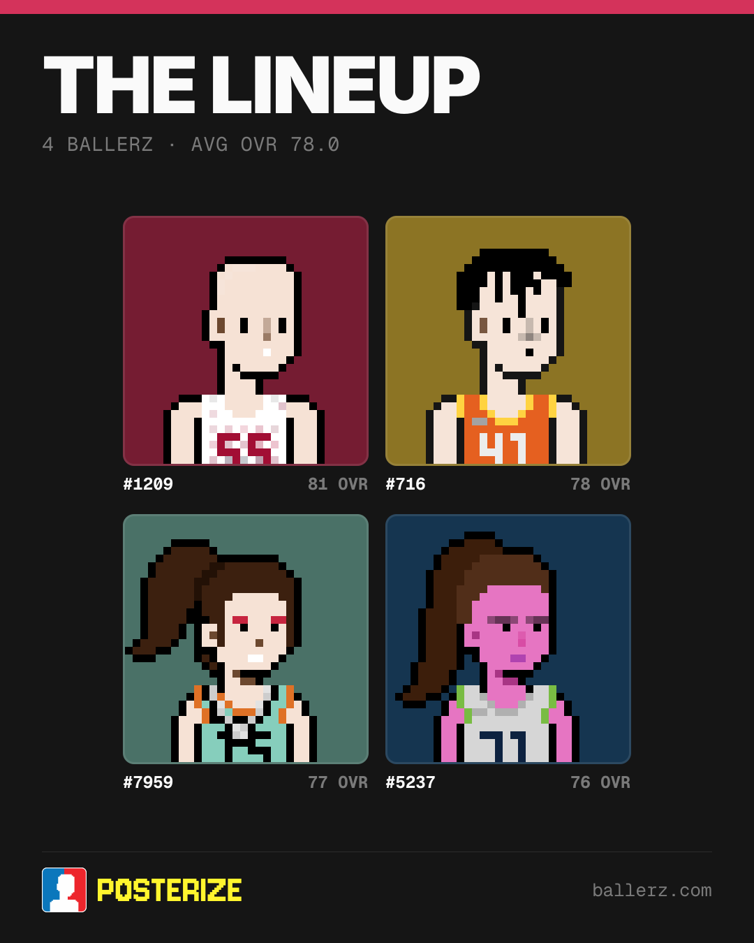Poster of Baller #1209, #716, #7959, #5237