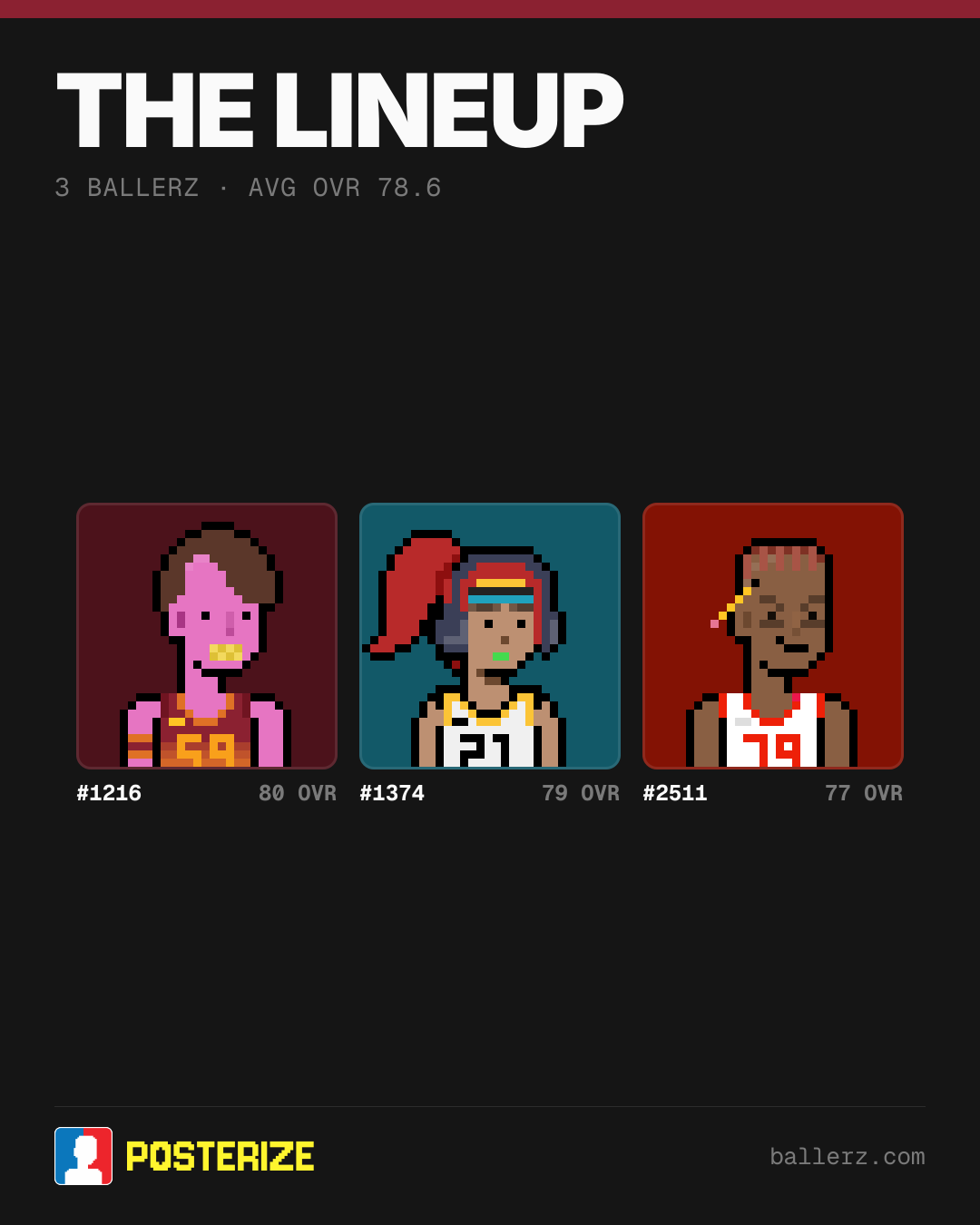 Poster of Baller #1216, #1374, #2511