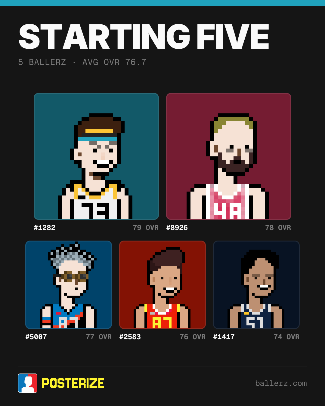 Poster of Baller #1282, #8926, #5007, #2583, #1417