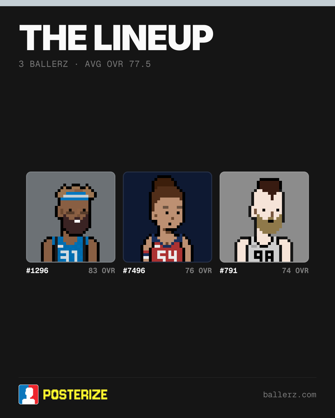 Poster of Baller #1296, #7496, #791