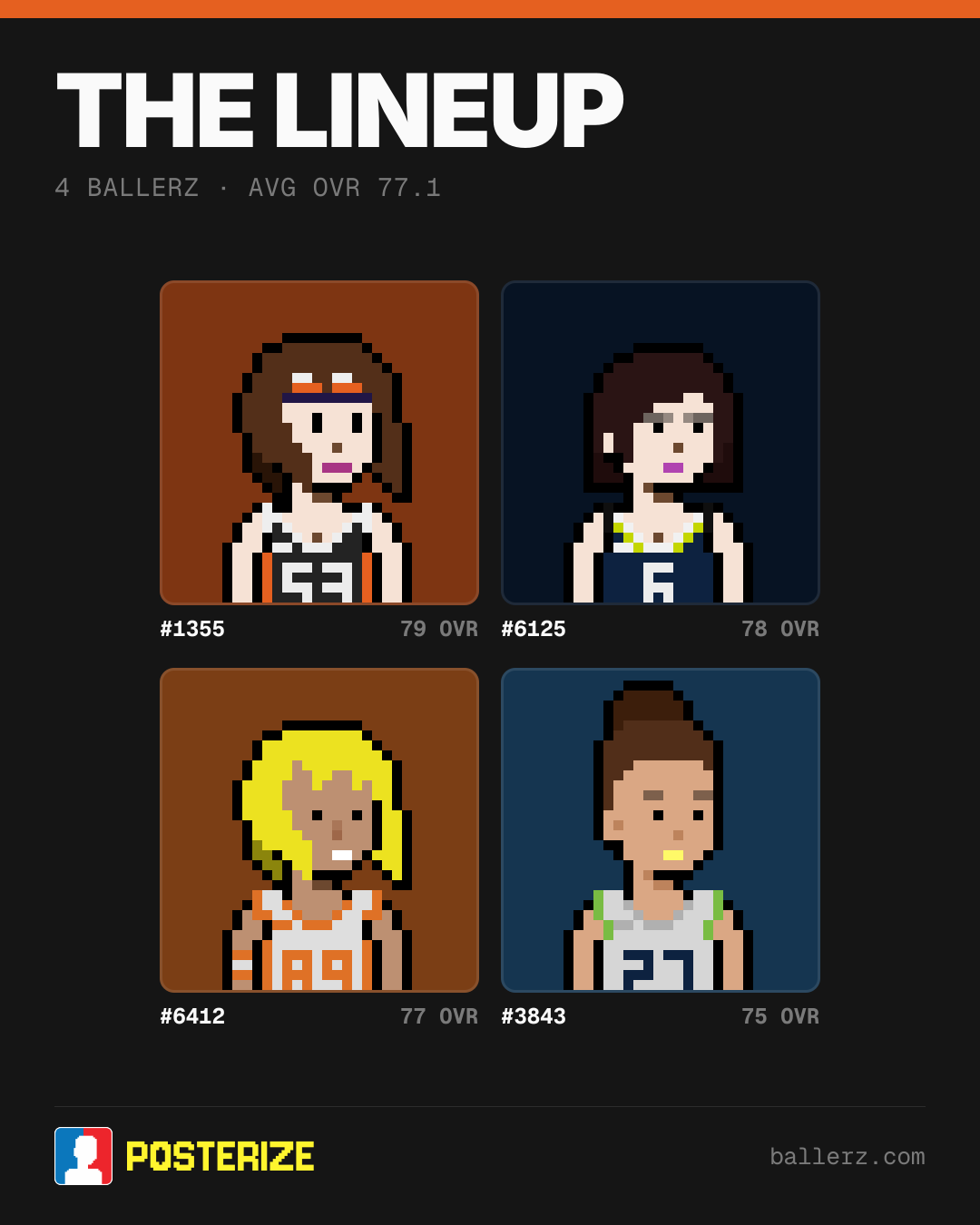 Poster of Baller #1355, #6125, #6412, #3843
