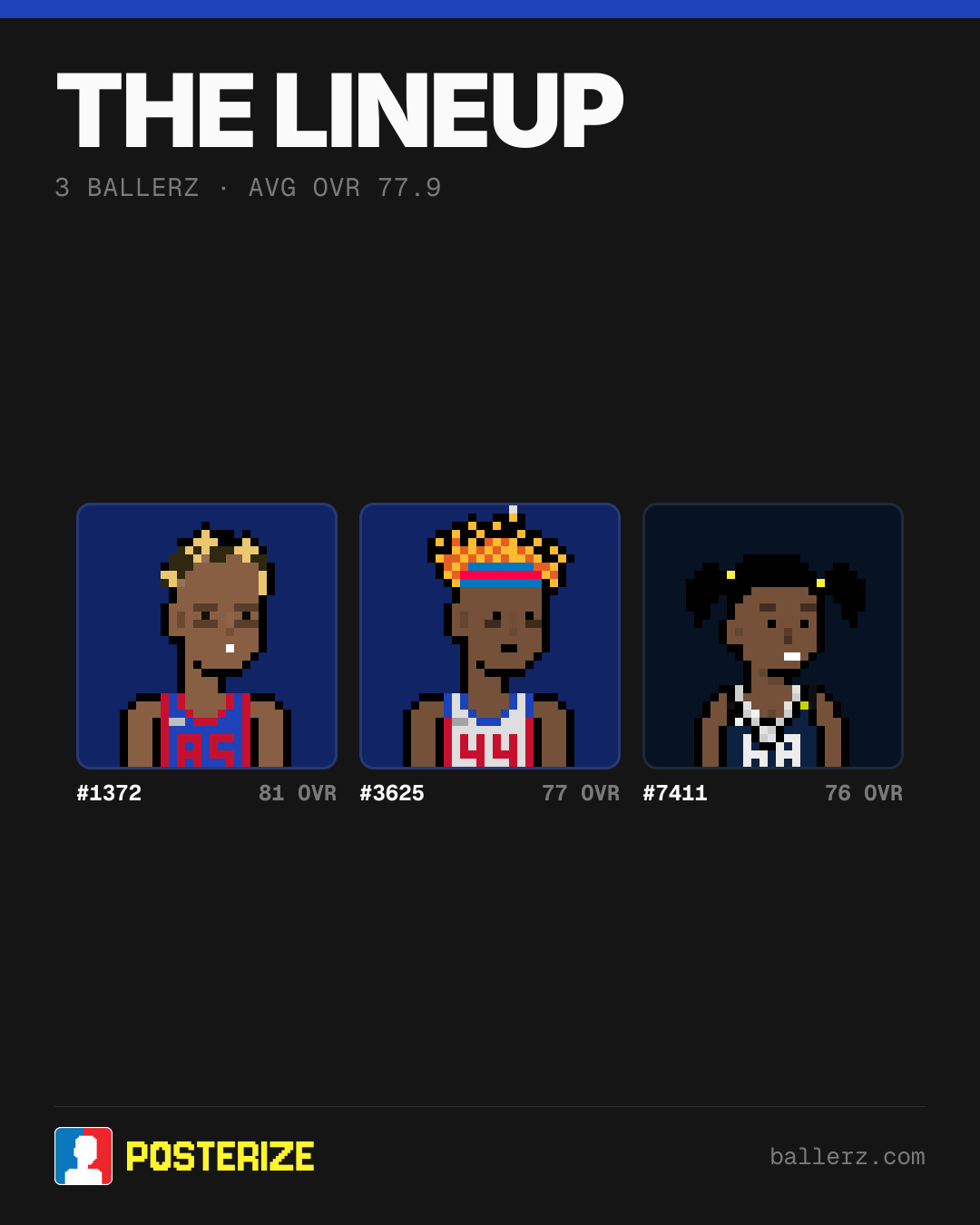 Poster of Baller #1372, #3625, #7411