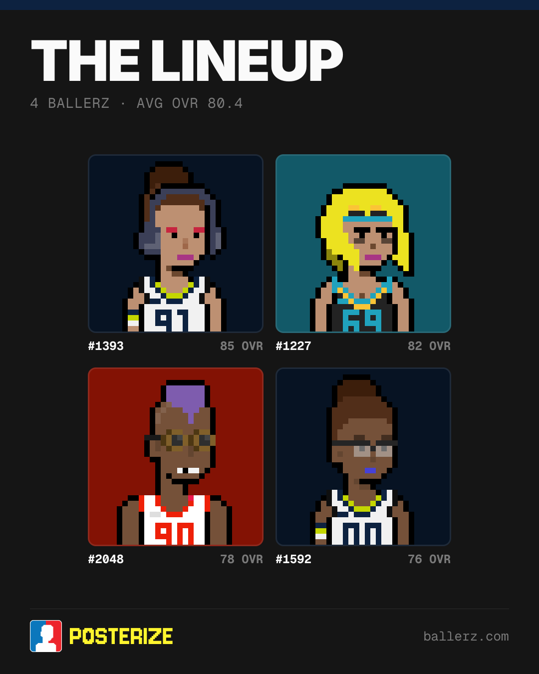 Poster of Baller #1393, #1227, #2048, #1592