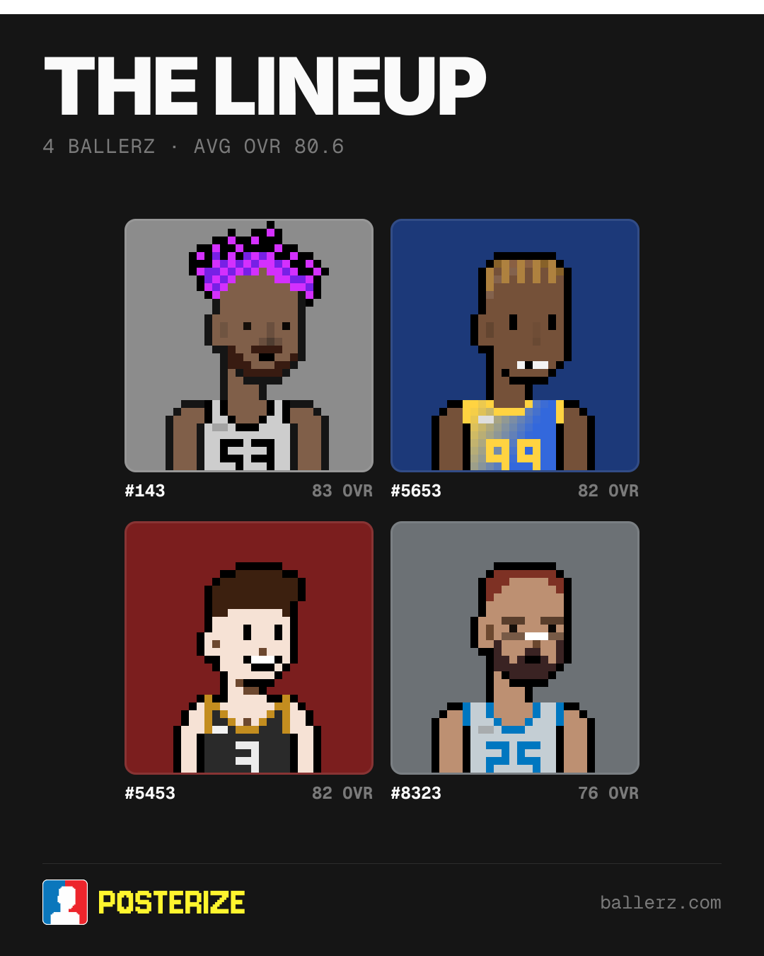 Poster of Baller #143, #5653, #5453, #8323