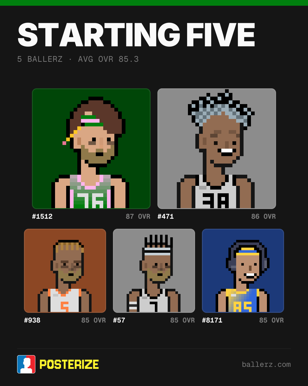 Poster of Baller #1512, #471, #938, #57, #8171