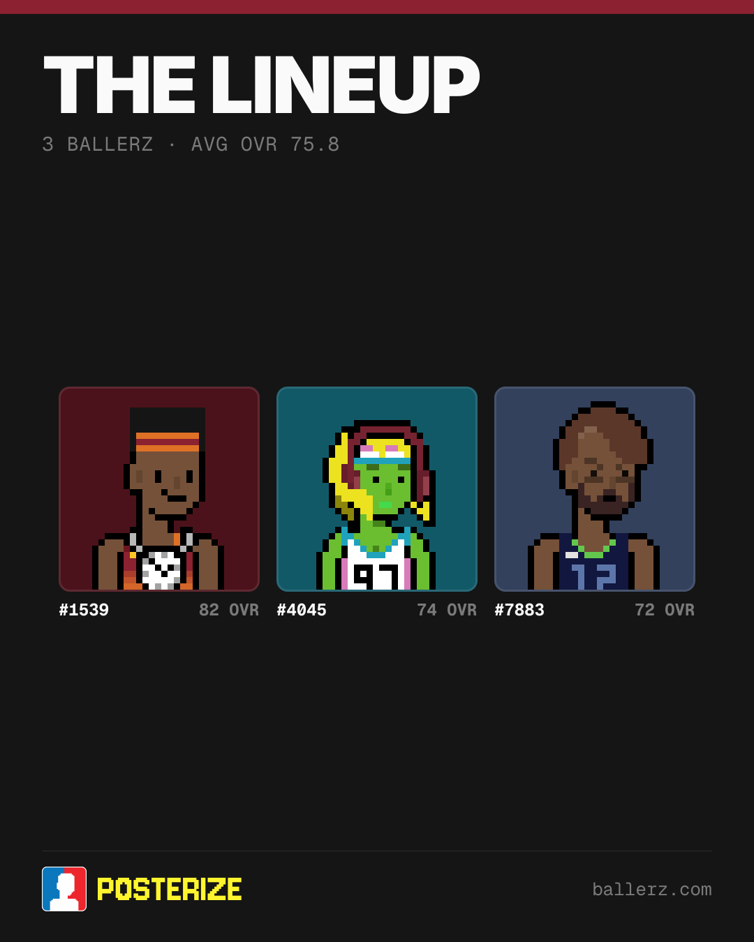 Poster of Baller #1539, #4045, #7883