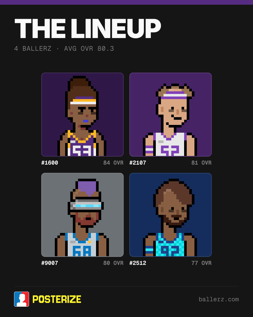 Poster of Baller #1600, #2107, #9007, #2512