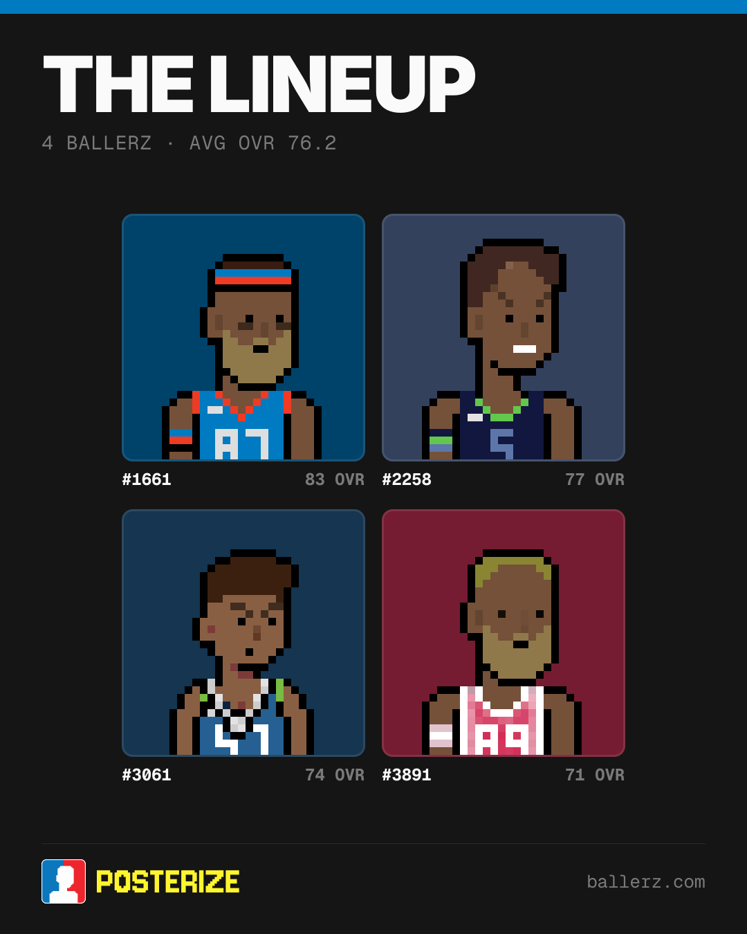 Poster of Baller #1661, #2258, #3061, #3891