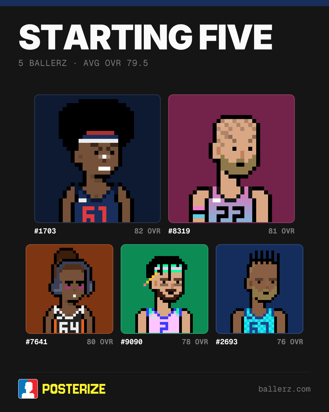 Poster of Baller #1703, #8319, #7641, #9090, #2693