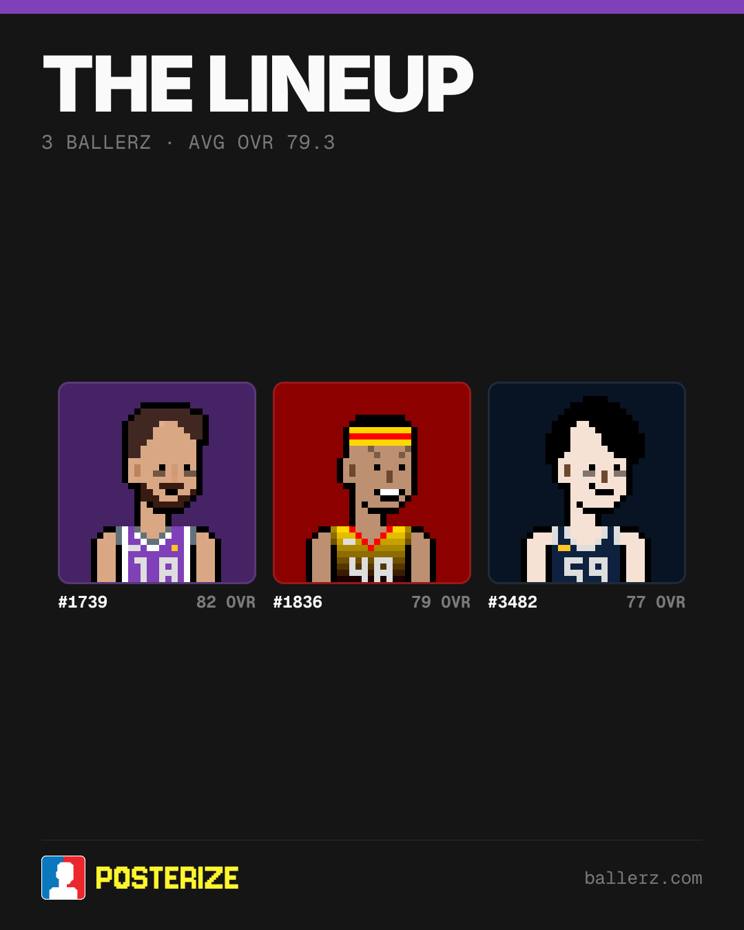 Poster of Baller #1739, #1836, #3482