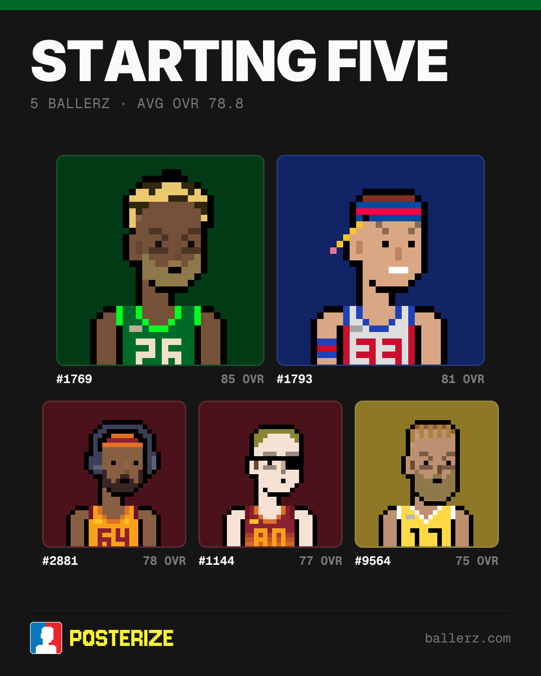 Poster of Baller #1769, #1793, #2881, #1144, #9564