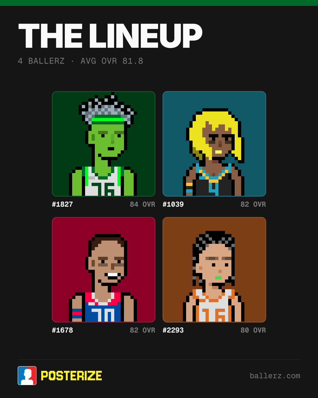 Poster of Baller #1827, #1039, #1678, #2293