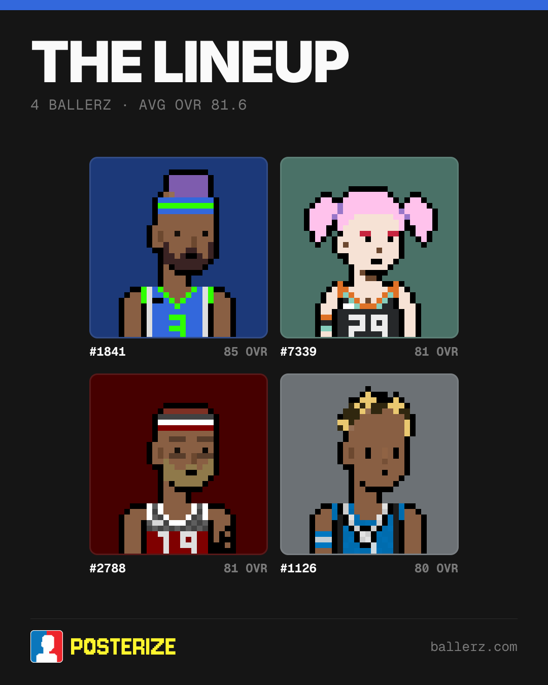 Poster of Baller #1841, #7339, #2788, #1126