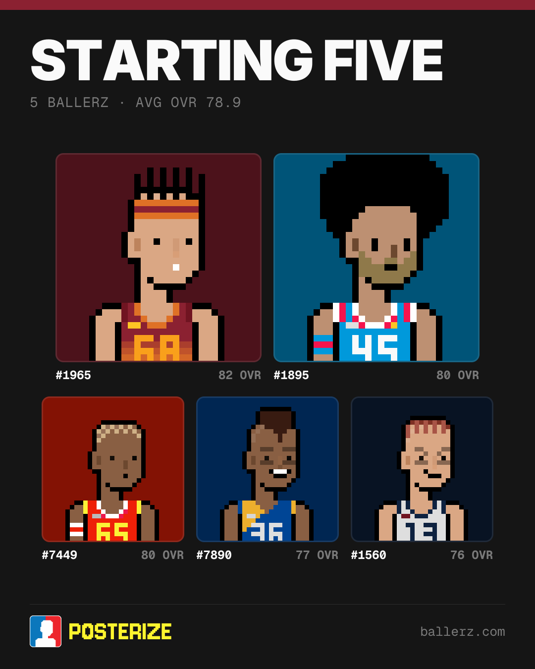 Poster of Baller #1965, #1895, #7449, #7890, #1560