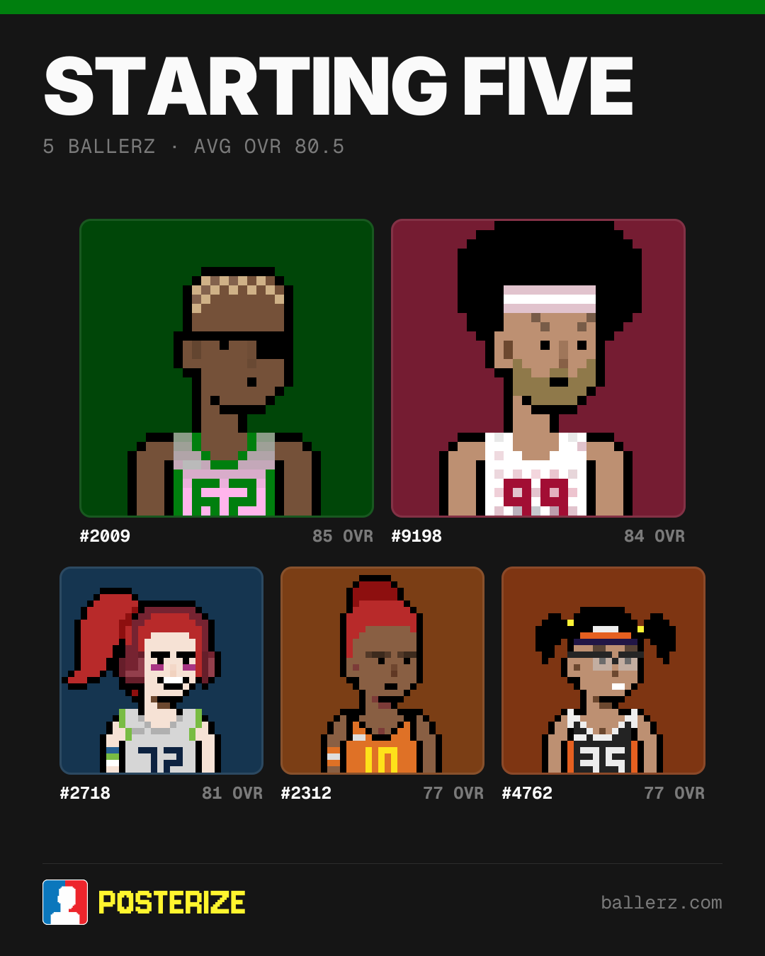 Poster of Baller #2009, #9198, #2718, #2312, #4762