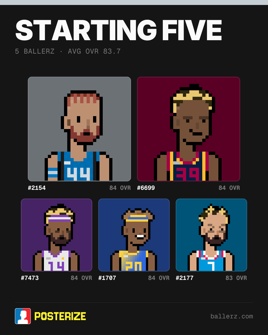 Poster of Baller #2154, #6699, #7473, #1707, #2177