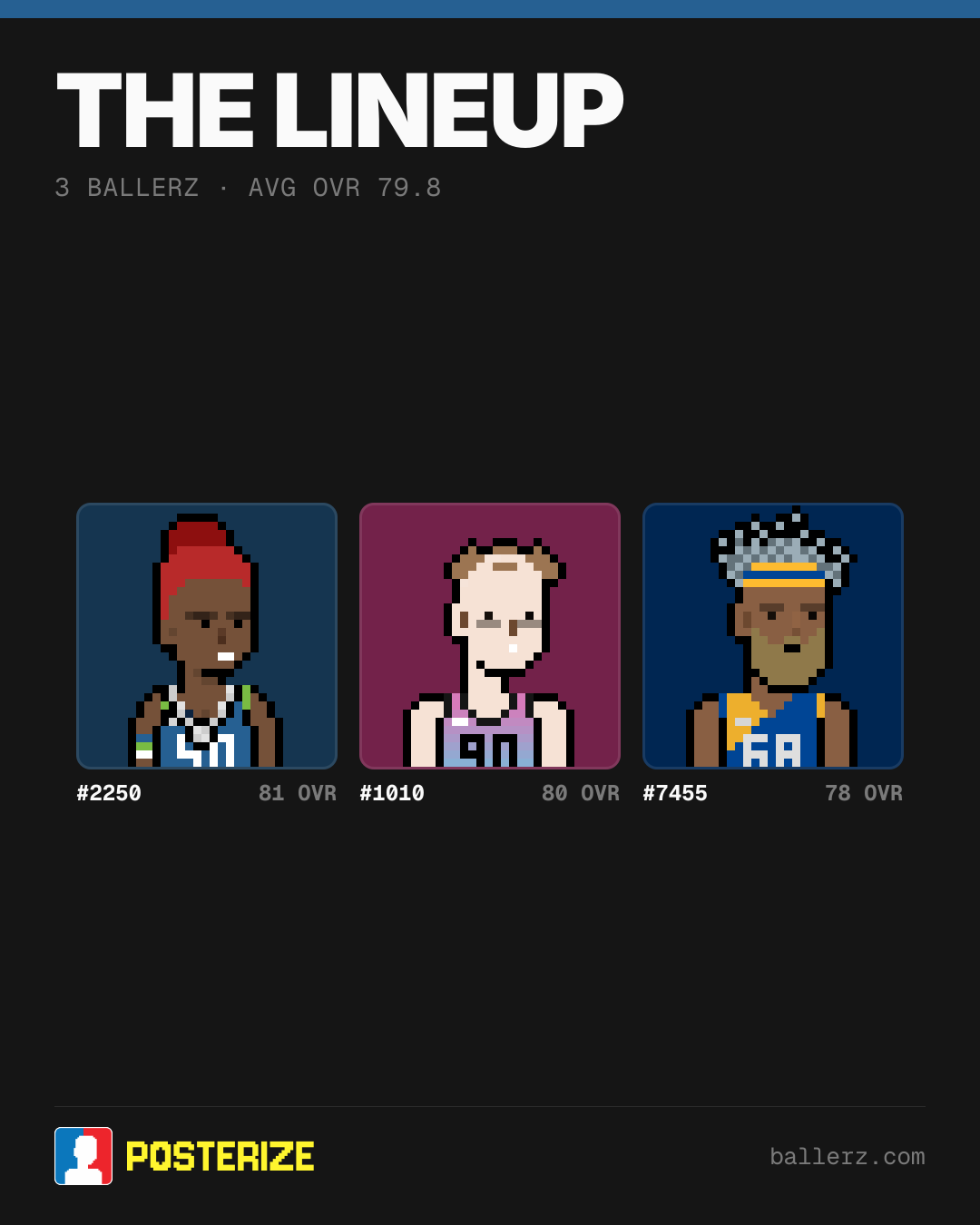 Poster of Baller #2250, #1010, #7455