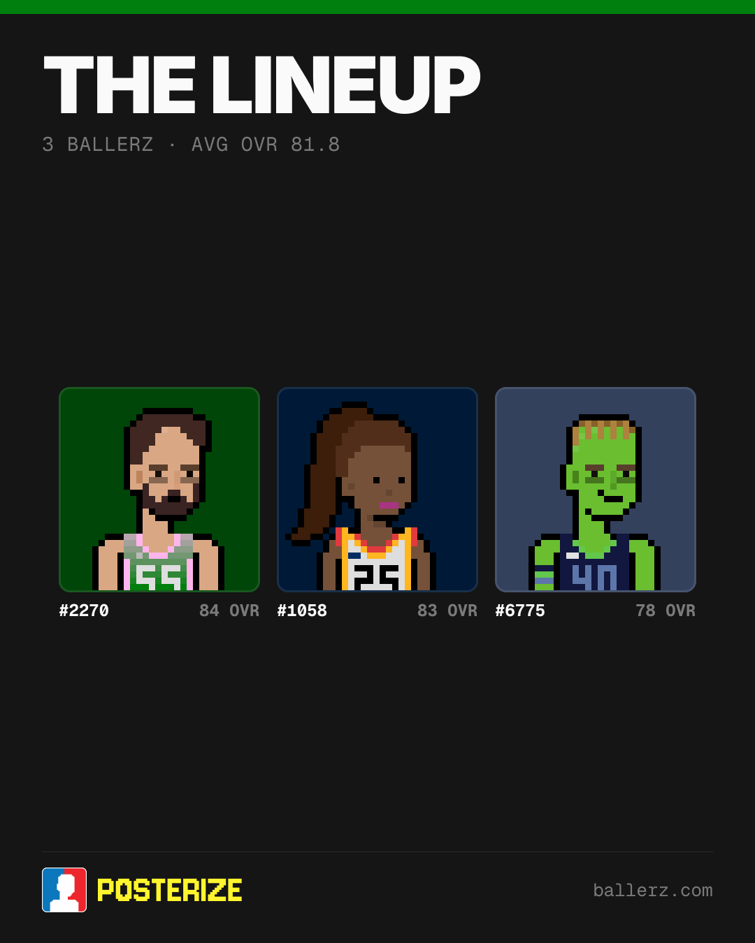 Poster of Baller #2270, #1058, #6775
