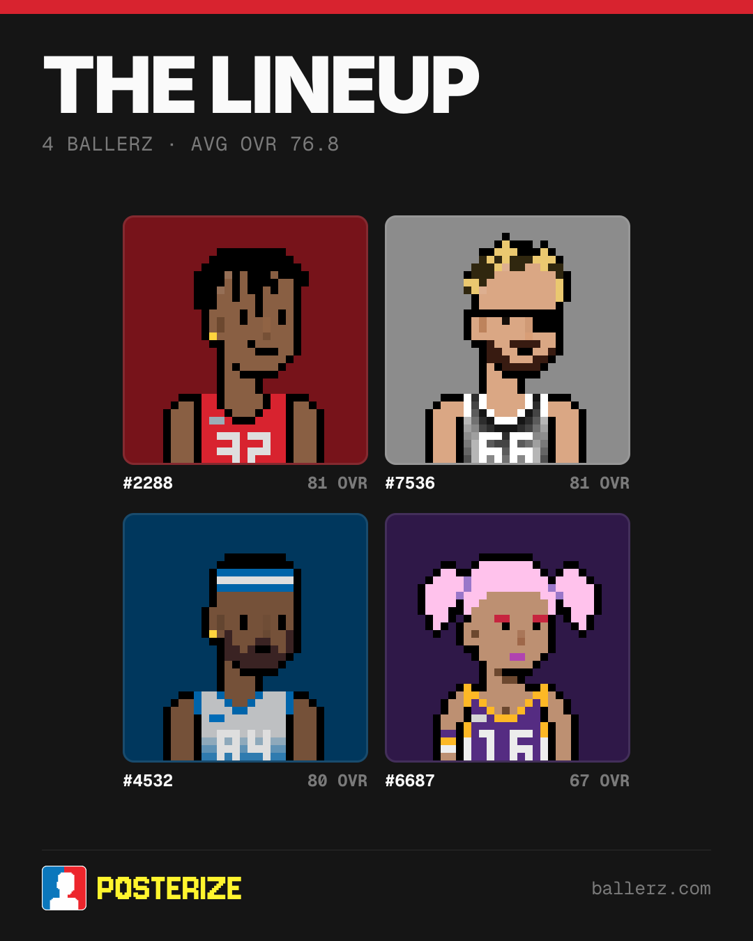Poster of Baller #2288, #7536, #4532, #6687