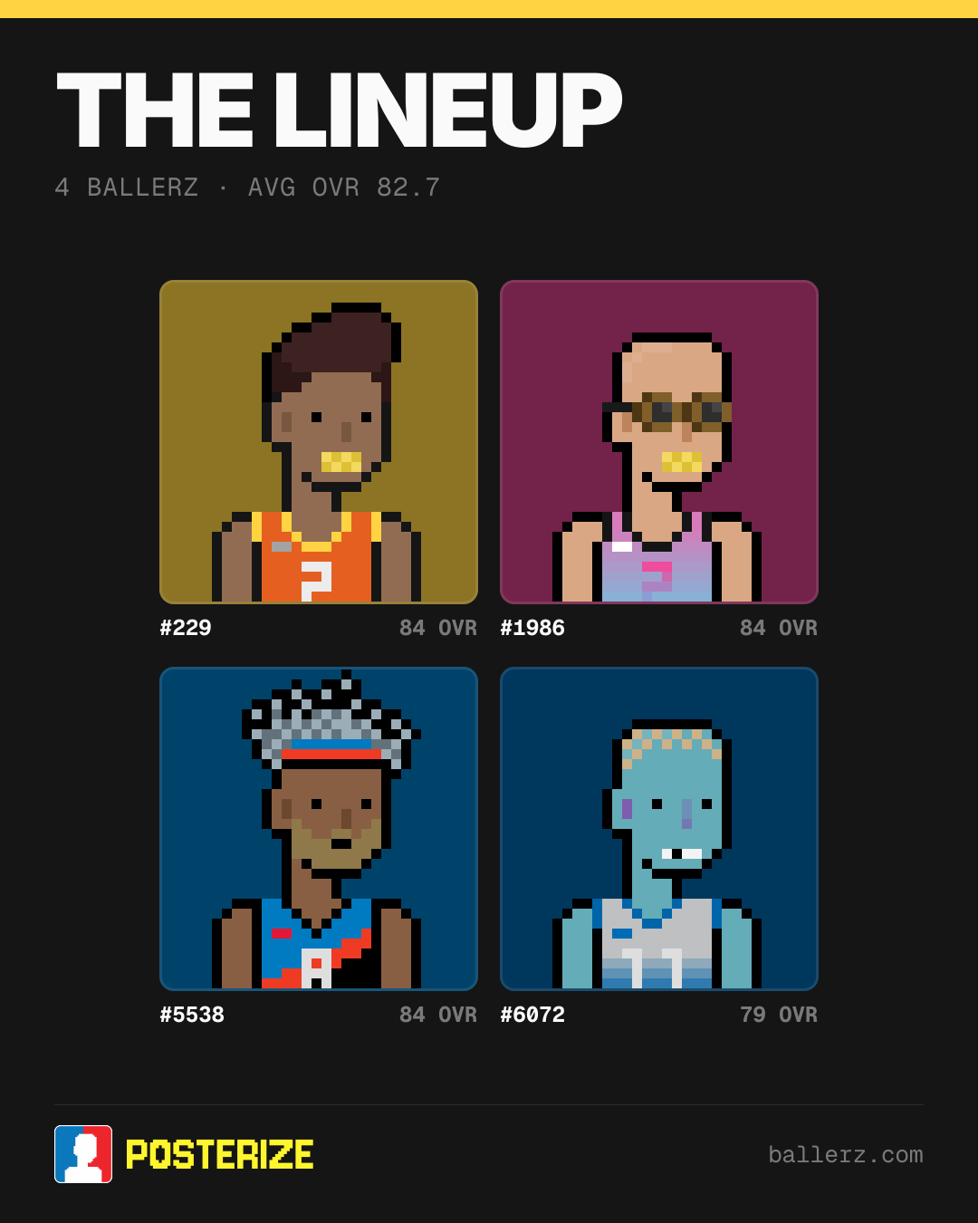 Poster of Baller #229, #1986, #5538, #6072
