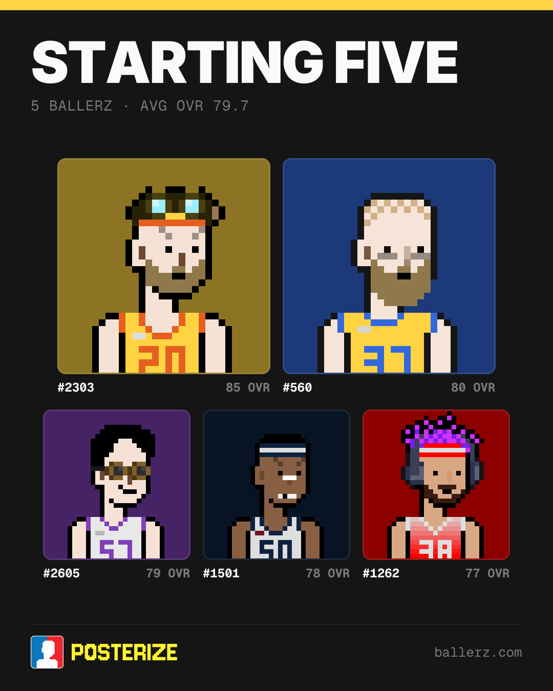 Poster of Baller #2303, #560, #2605, #1501, #1262