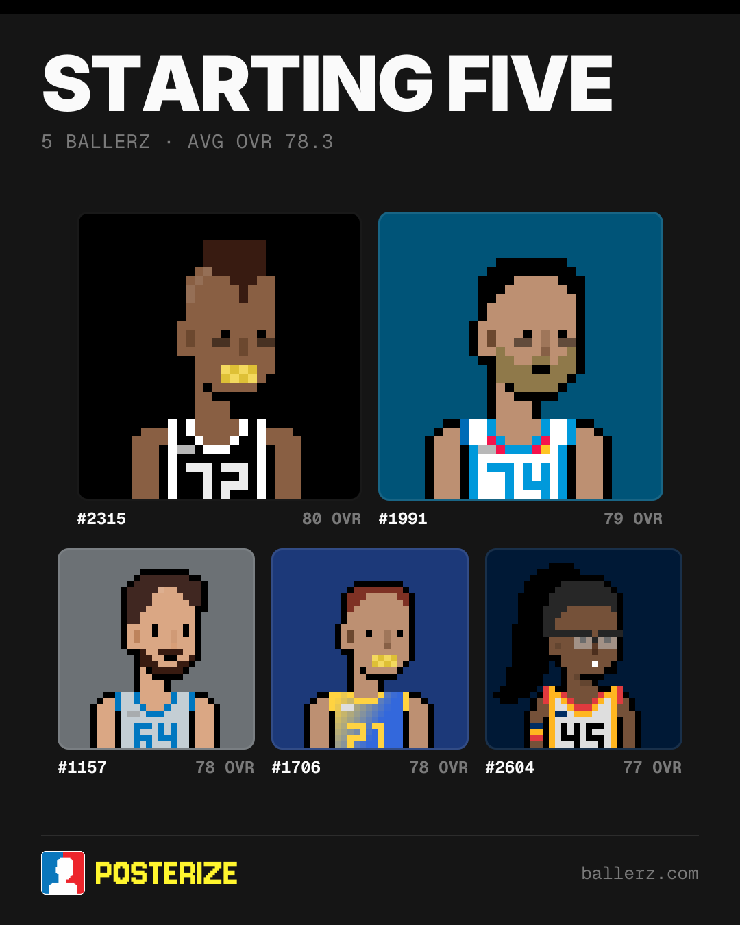 Poster of Baller #2315, #1991, #1157, #1706, #2604