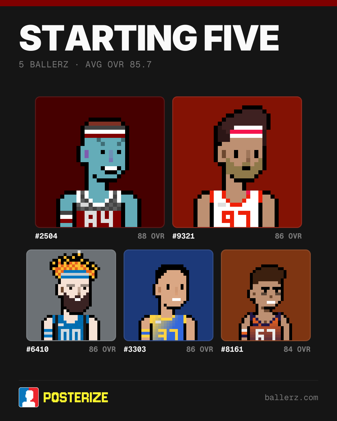 Poster of Baller #2504, #9321, #6410, #3303, #8161