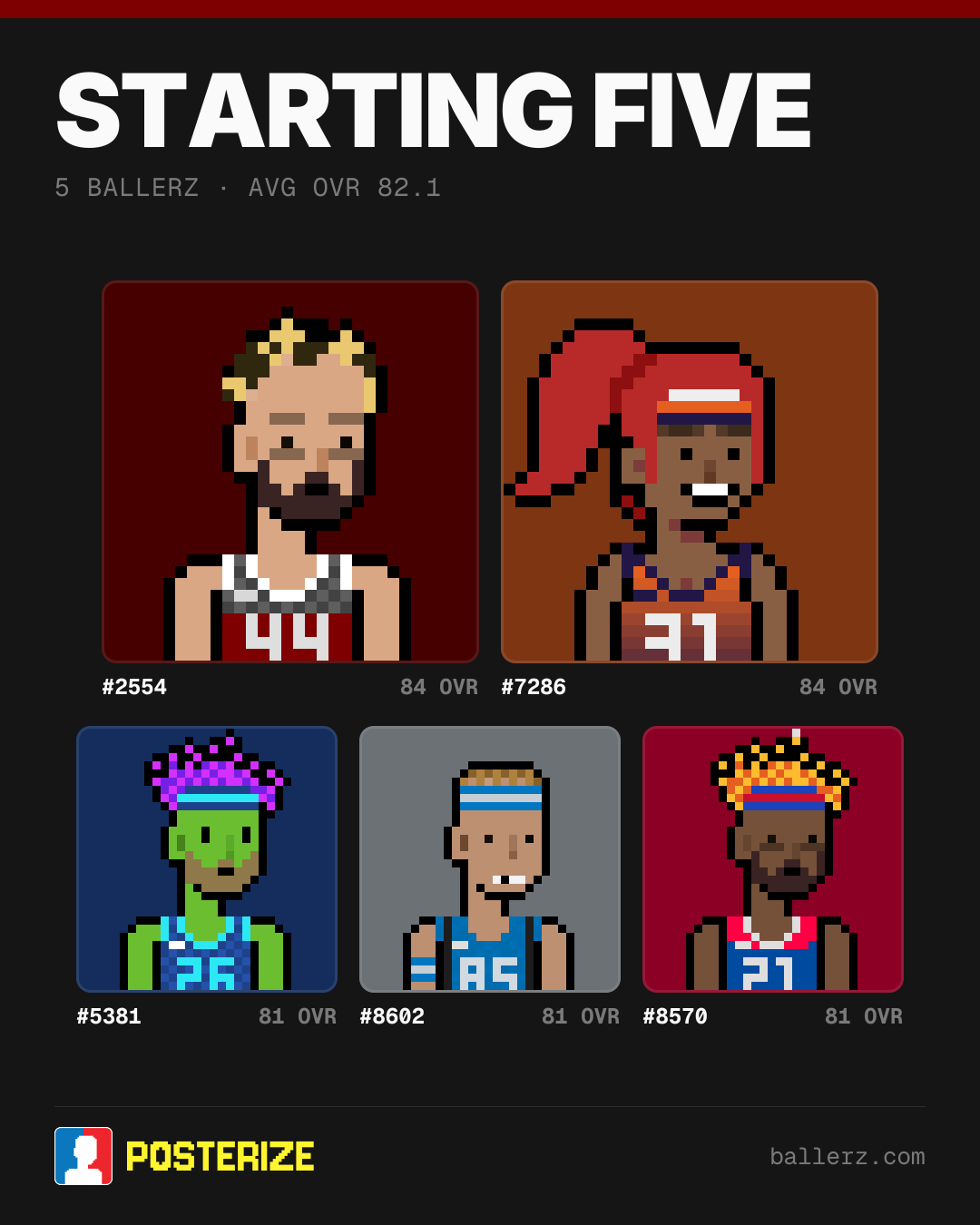 Poster of Baller #2554, #7286, #5381, #8602, #8570