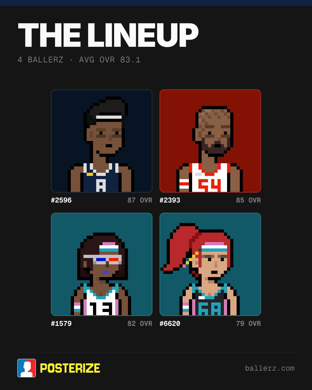 Poster of Baller #2596, #2393, #1579, #6620