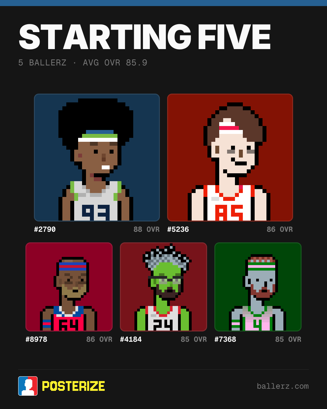 Poster of Baller #2790, #5236, #8978, #4184, #7368