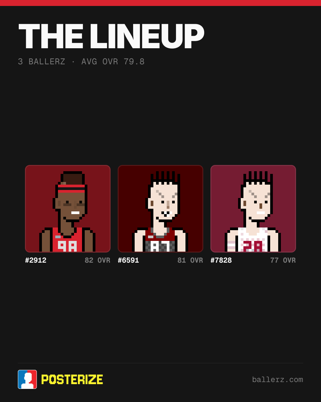 Poster of Baller #2912, #6591, #7828