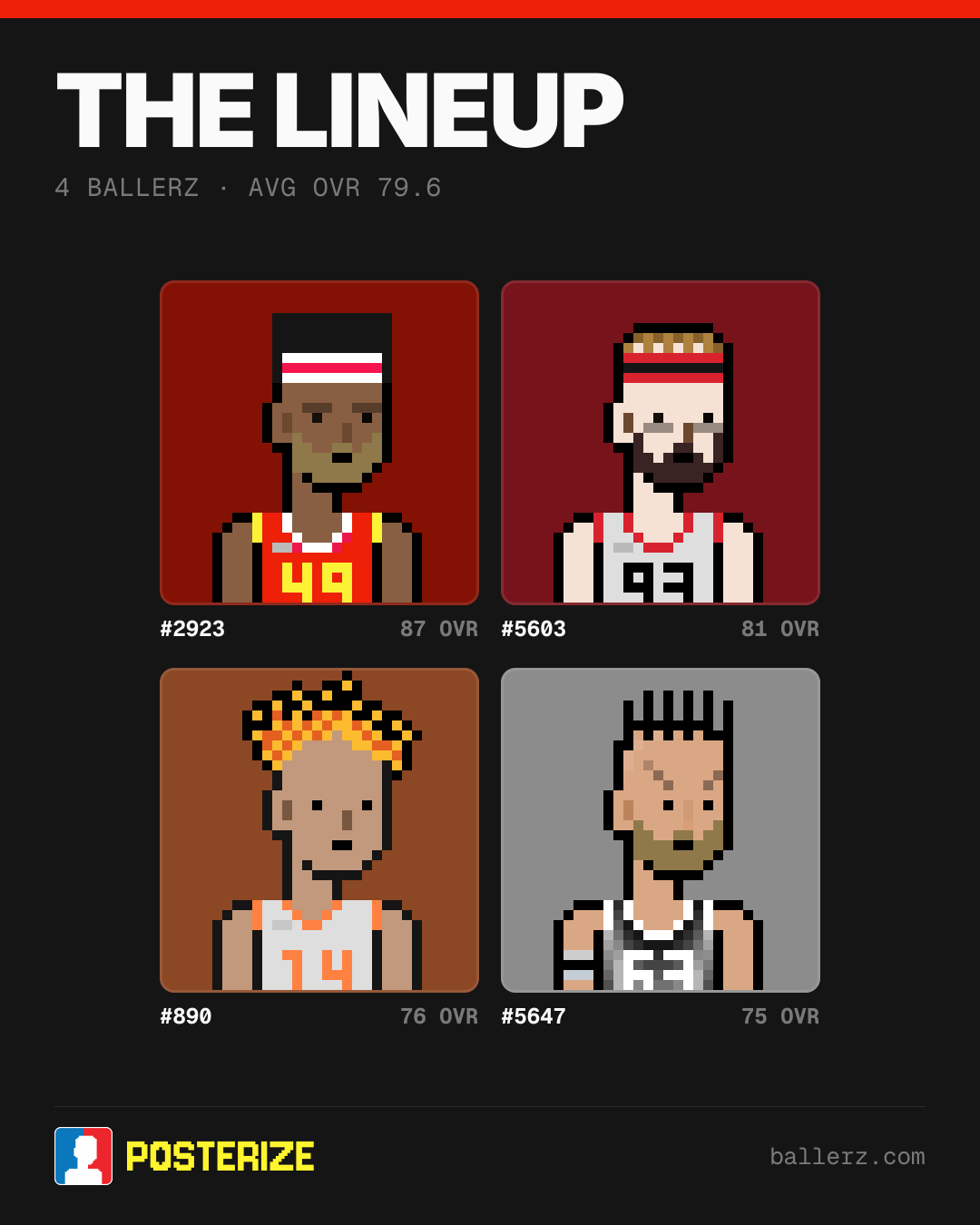 Poster of Baller #2923, #5603, #890, #5647