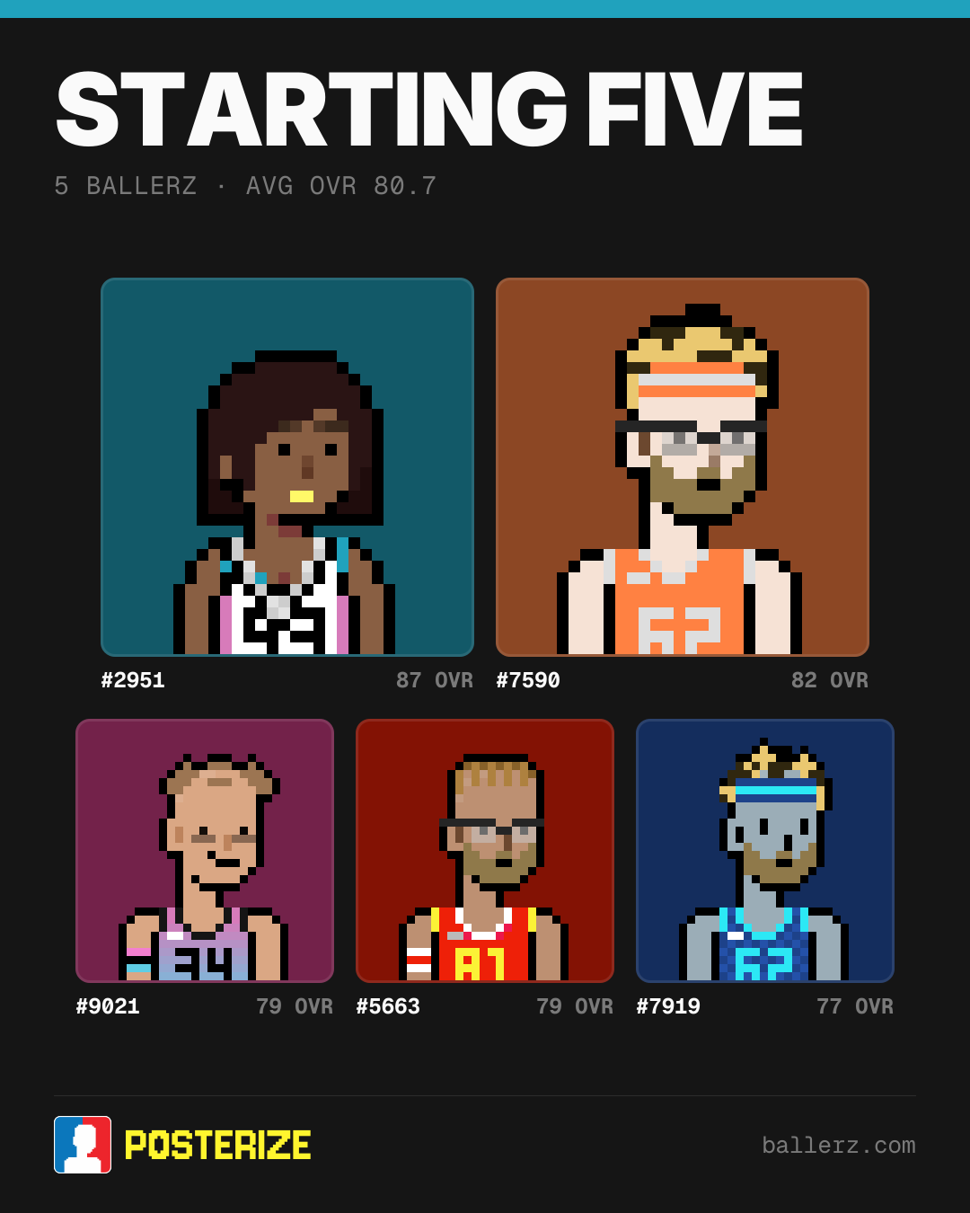 Poster of Baller #2951, #7590, #9021, #5663, #7919