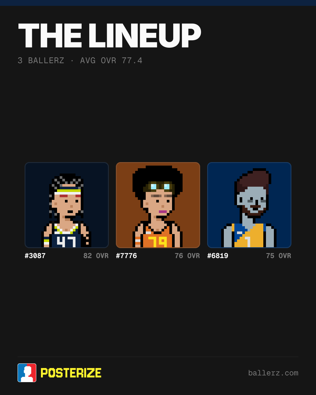 Poster of Baller #3087, #7776, #6819