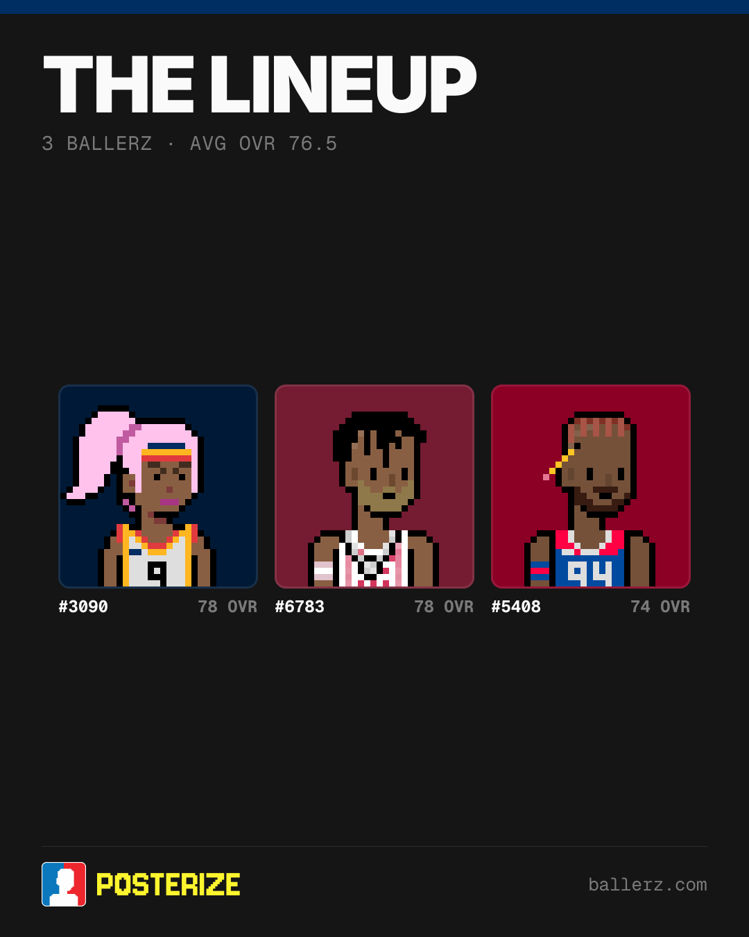 Poster of Baller #3090, #6783, #5408