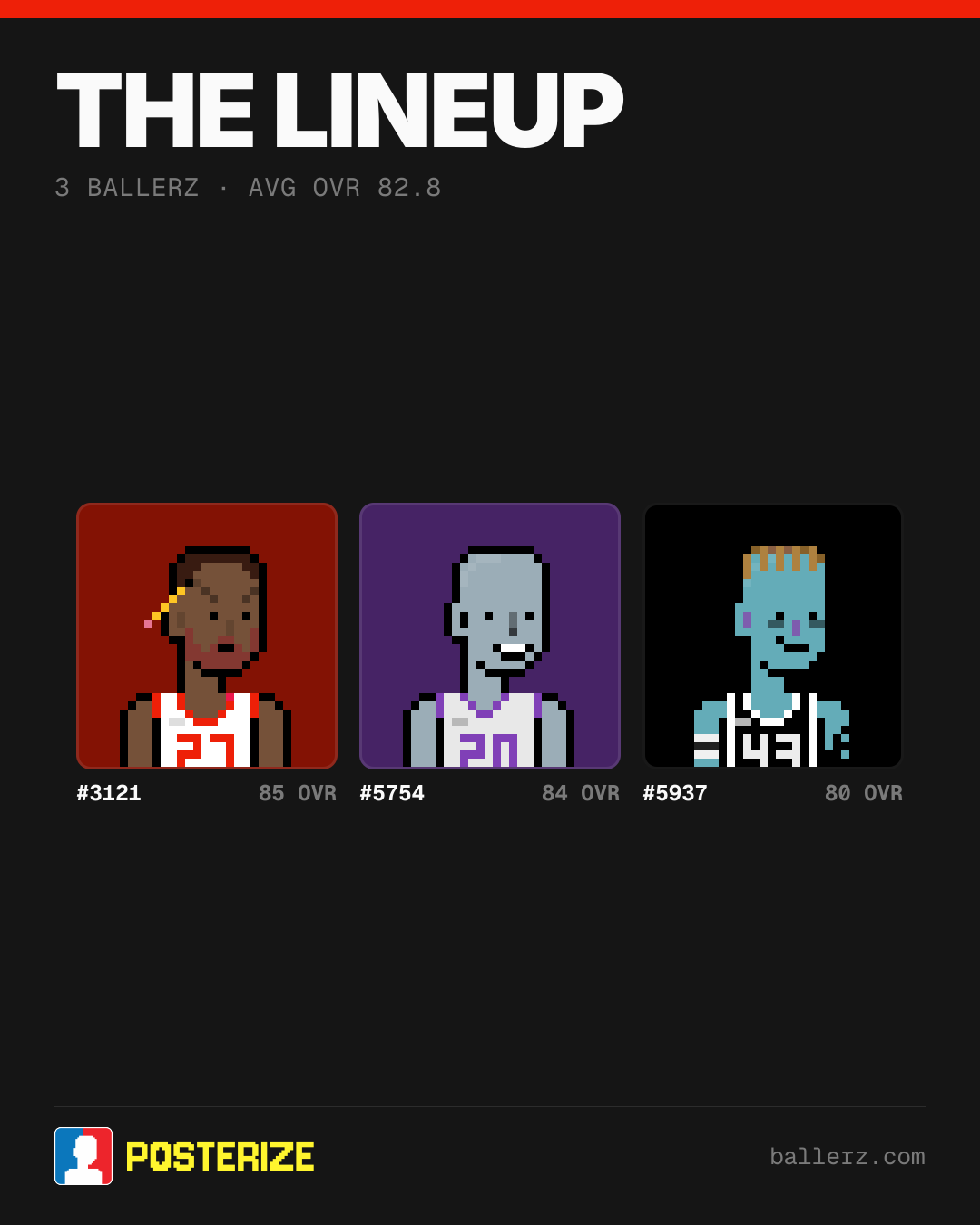 Poster of Baller #3121, #5754, #5937