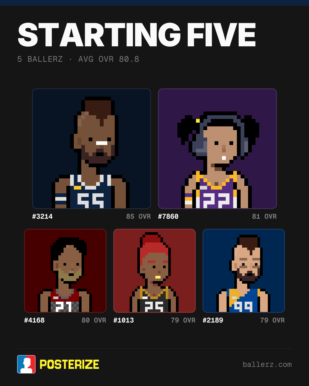 Poster of Baller #3214, #7860, #4168, #1013, #2189