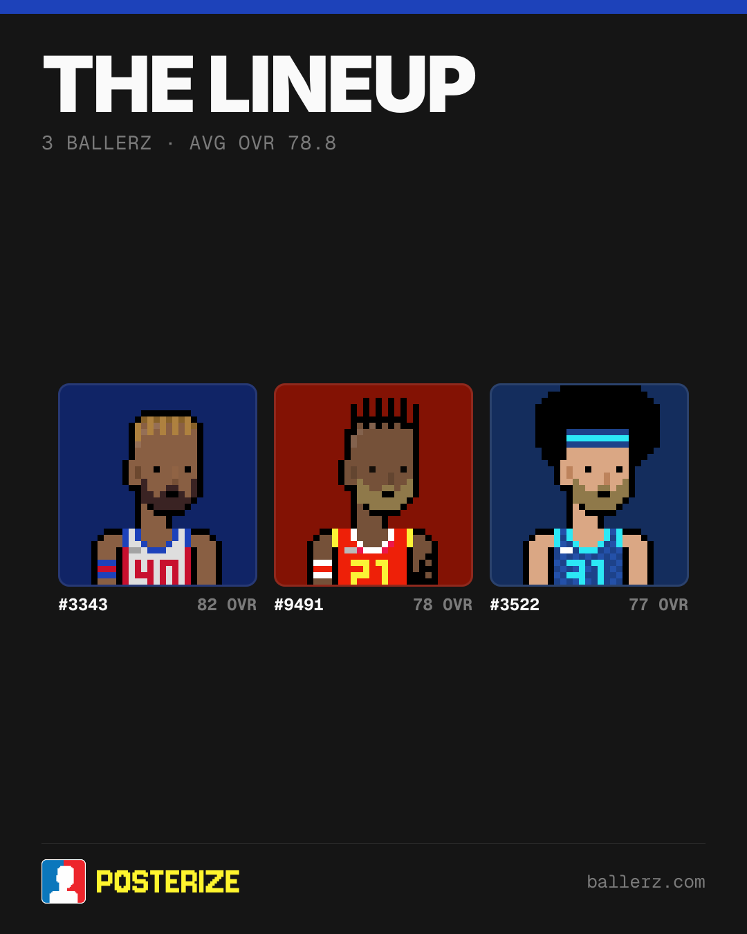 Poster of Baller #3343, #9491, #3522