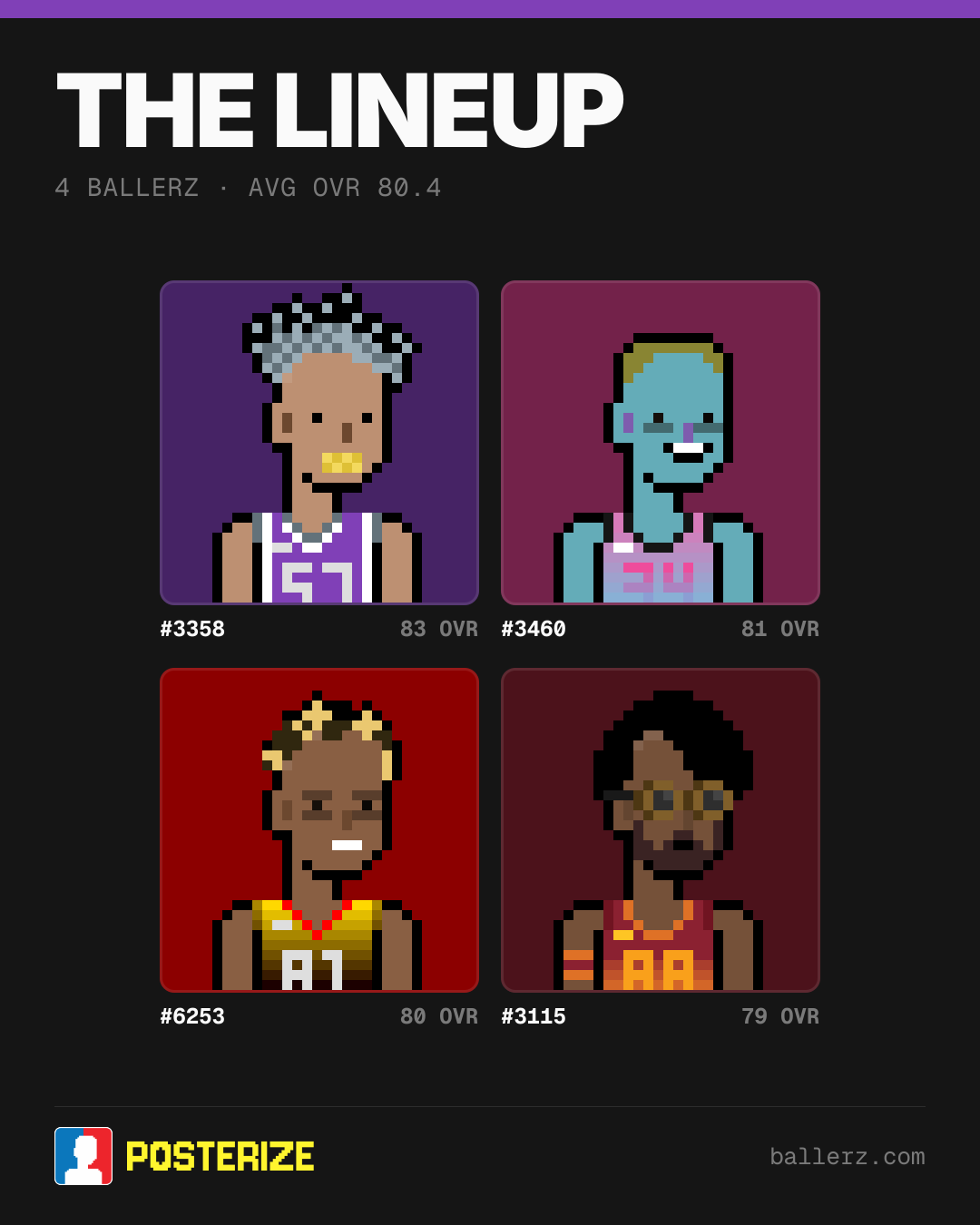 Poster of Baller #3358, #3460, #6253, #3115