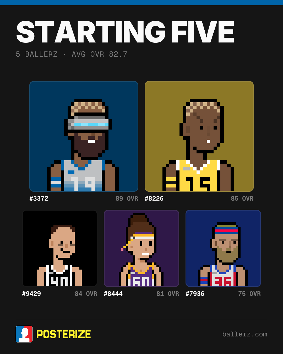 Poster of Baller #3372, #8226, #9429, #8444, #7936