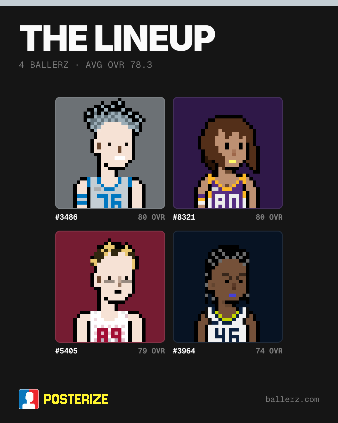 Poster of Baller #3486, #8321, #5405, #3964