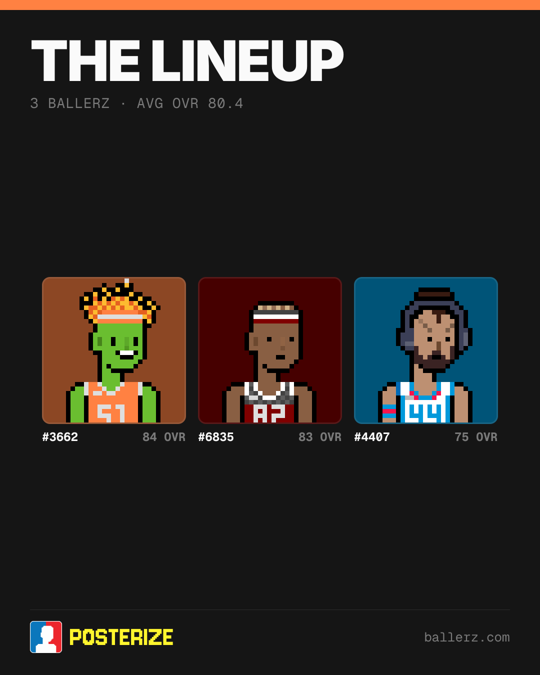 Poster of Baller #3662, #6835, #4407