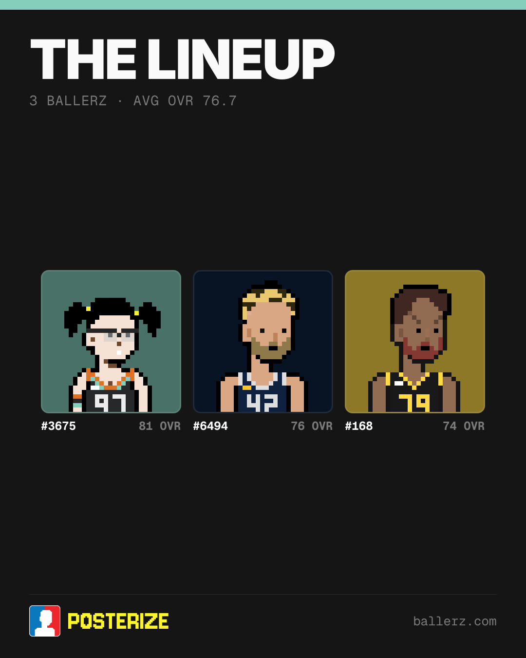 Poster of Baller #3675, #6494, #168