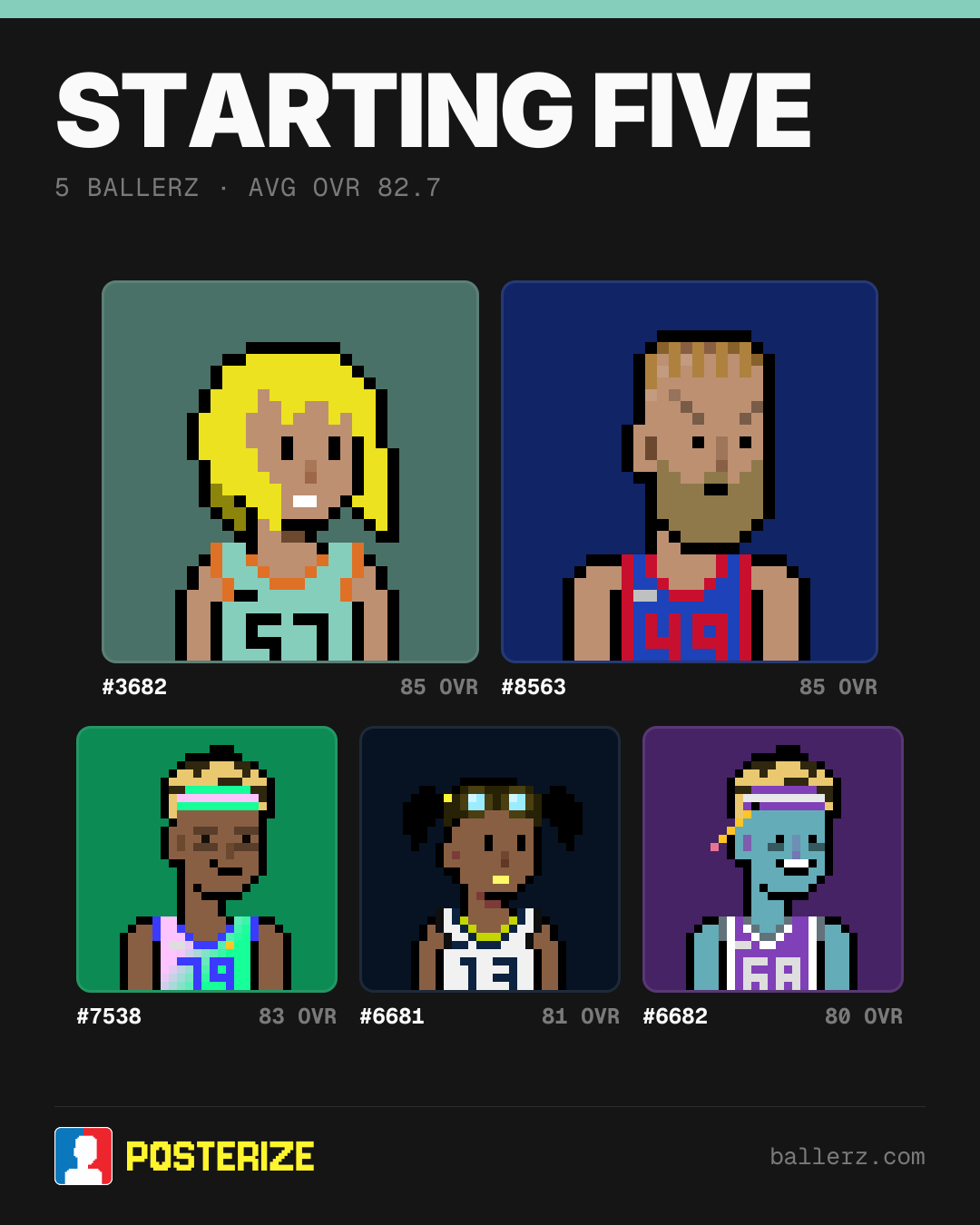 Poster of Baller #3682, #8563, #7538, #6681, #6682