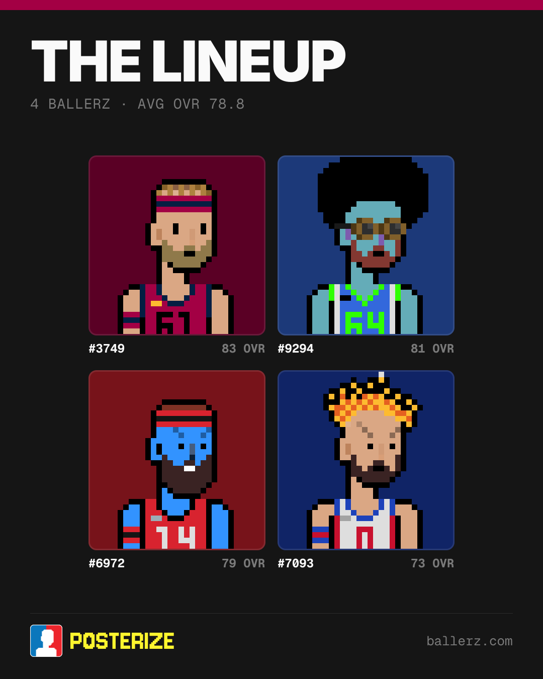 Poster of Baller #3749, #9294, #6972, #7093