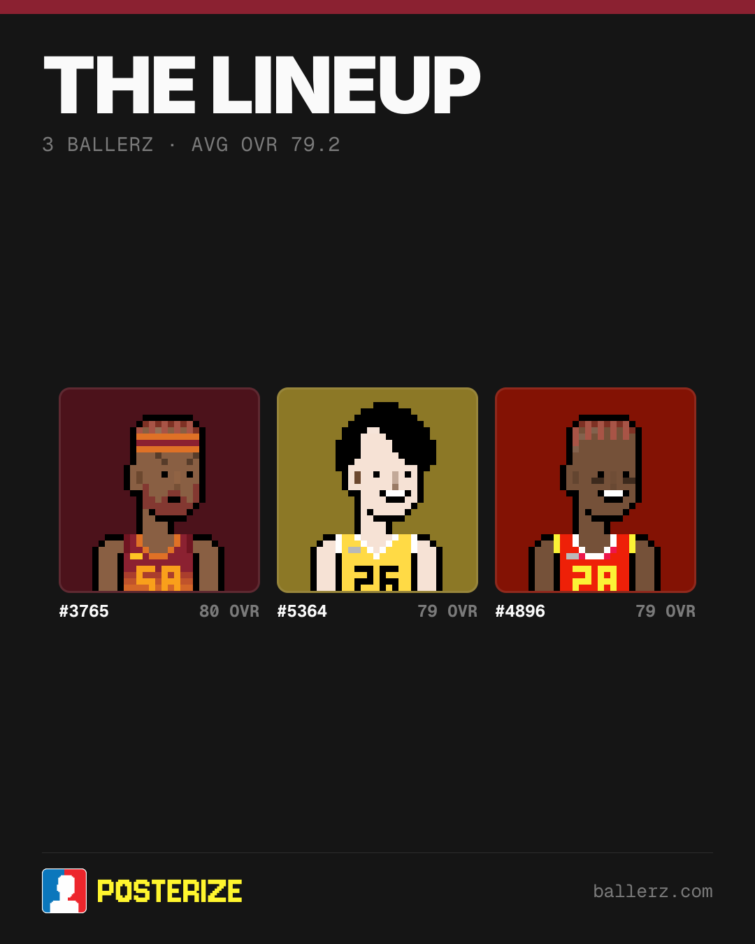 Poster of Baller #3765, #5364, #4896