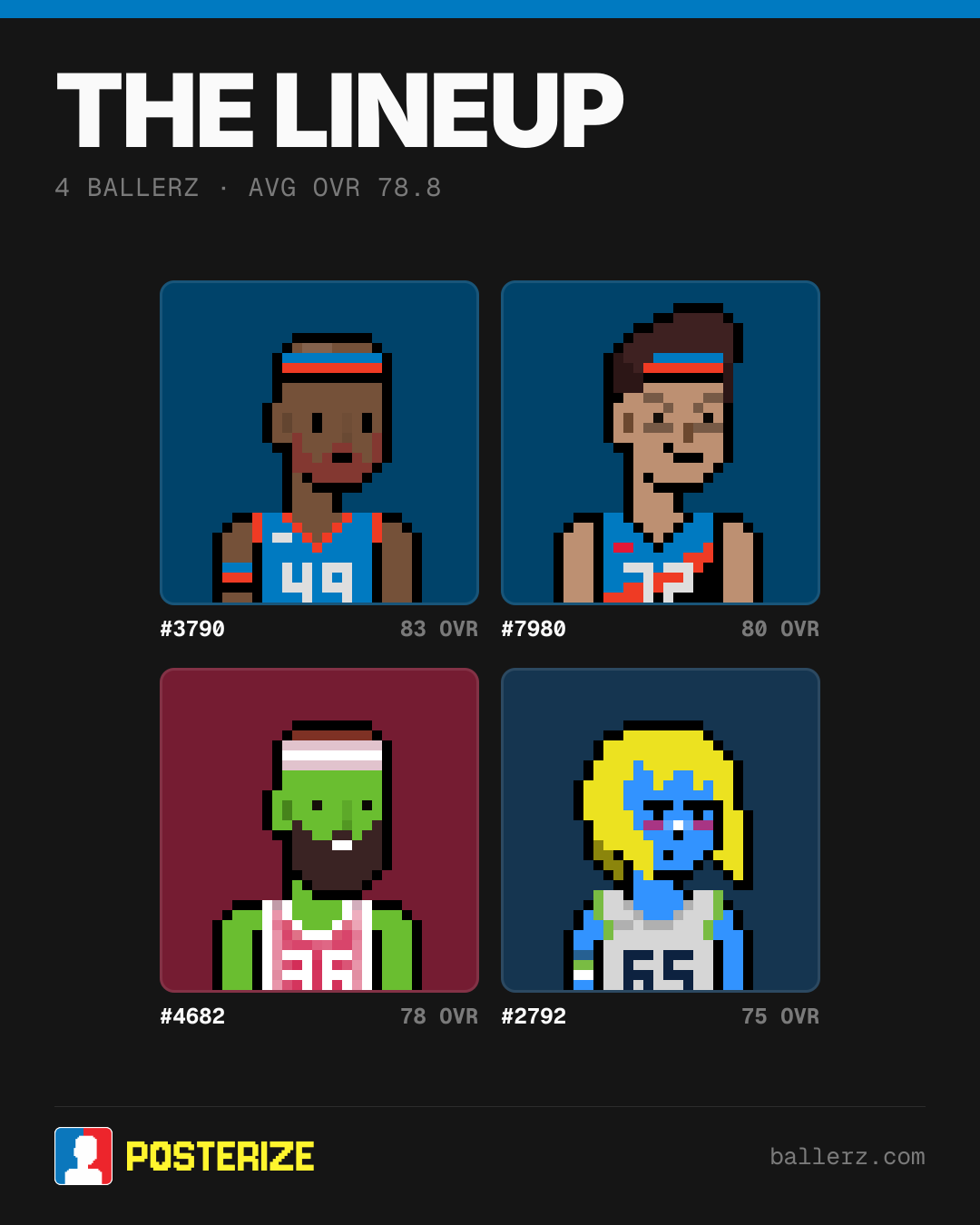 Poster of Baller #3790, #7980, #4682, #2792