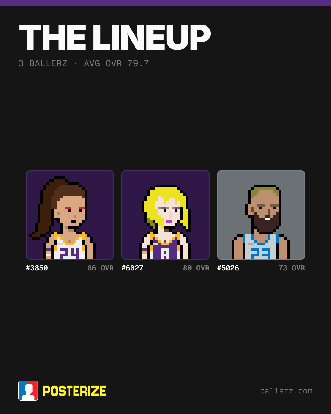 Poster of Baller #3850, #6027, #5026